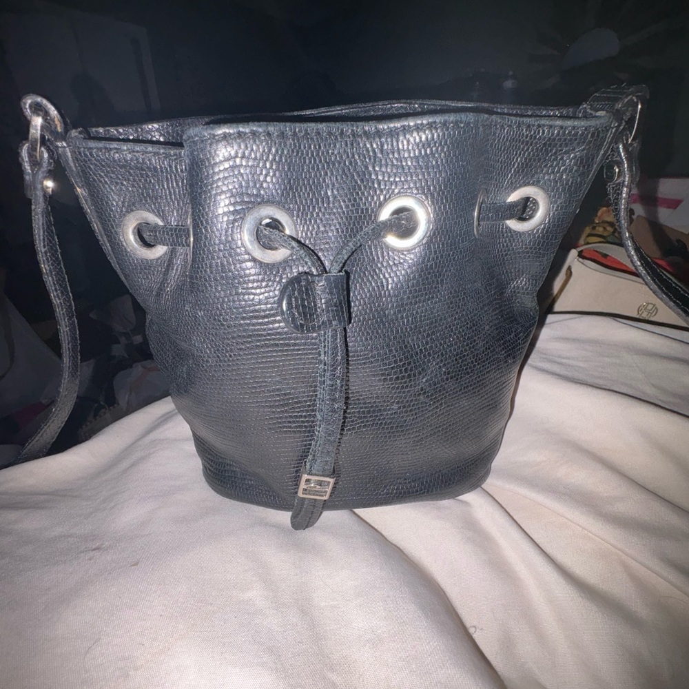 Chic Black Drawstring Women's Backpack - image 2